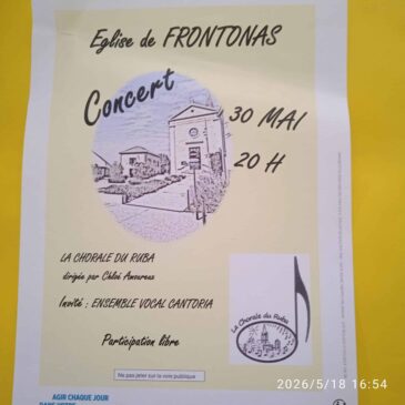 Concert annuel du Ruba avec l&rsquo;ensemble vocal Cantoria en invité