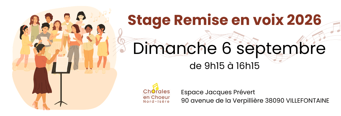 stage remise en voix 2026